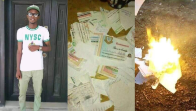 Graduate Who Is Now Frustrated Burns All Certificates, Says ‘School Na Scam’