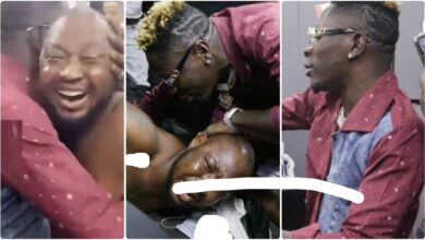 See What Shatta Wale Did To Trotro Driver Who Abandoned Passengers To Meet Him - Video