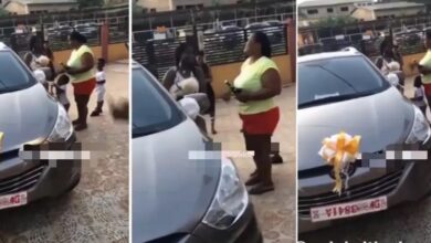 Parents Gift Daughter Brand New Car For Passing Her WASSCE - Video Below