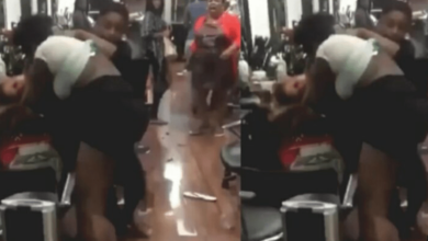 Wife N Side-Chic Fights Fist To Fist To Death In A Saloon Over Owner Of A Guy - Video