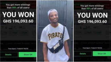Guy Uses GHc1 To win GHc196,000 in Sports Betting - Watch